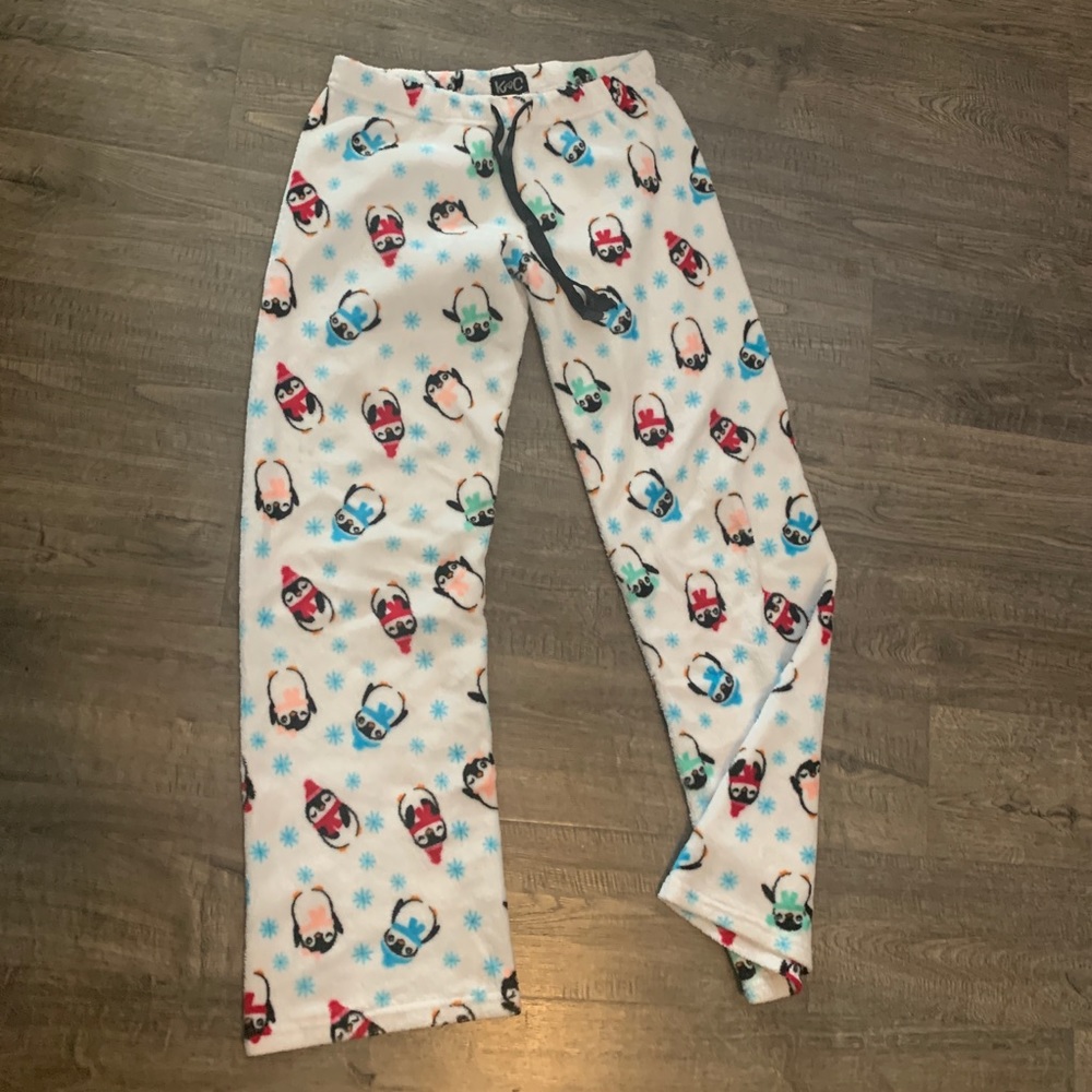 ☃️Christmas Penguin Pajama Pants Size M☃️